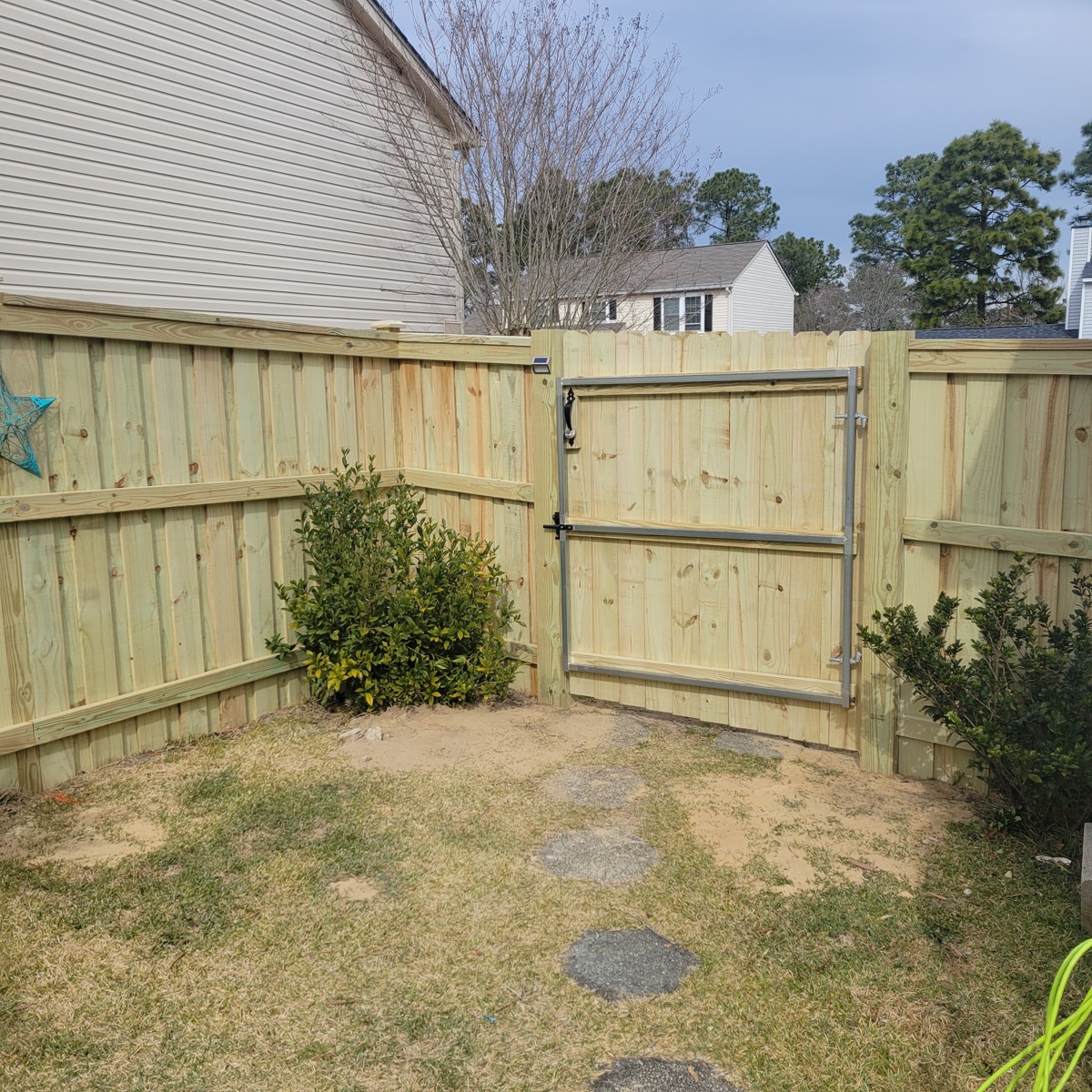 Border Fence — Job #1, View 2