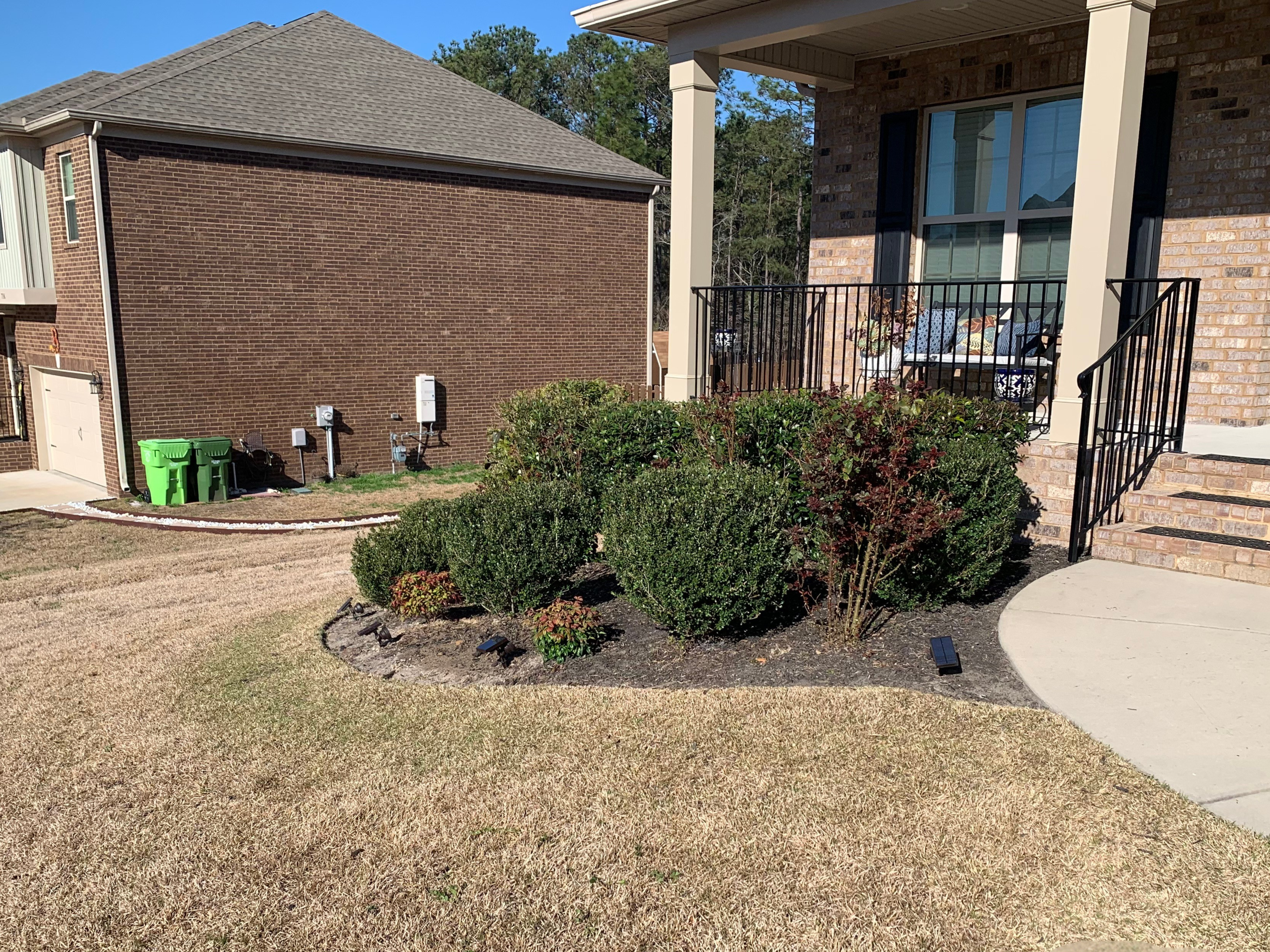 Mulch Bed — Before