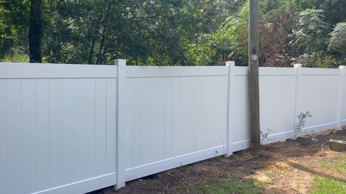 Vinyl fence installation walkthrough video poster